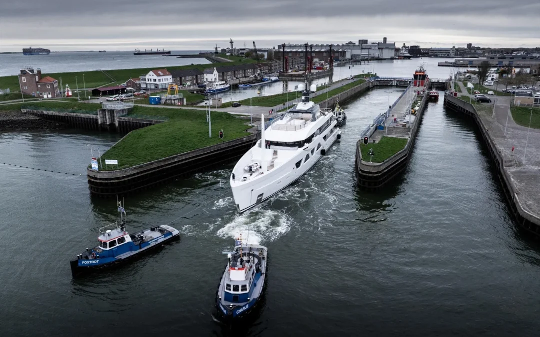 Amels 6007 Yacht Commences Sea Trials in Netherlands
